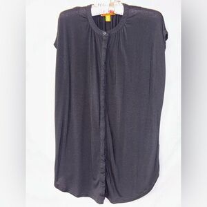 Joe Fresh Black Sleeveless Blouse